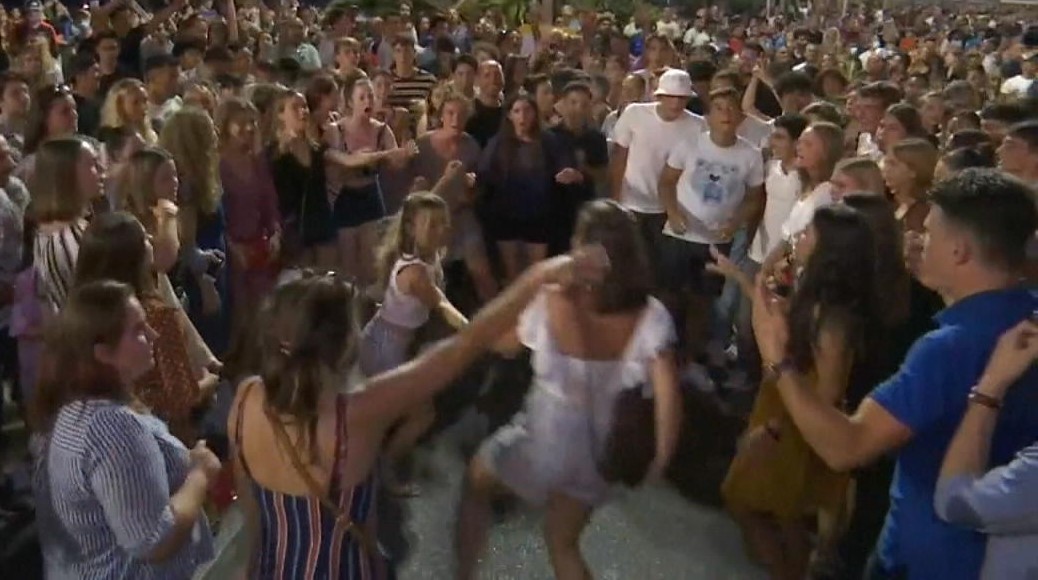 COVID Party in Nice France